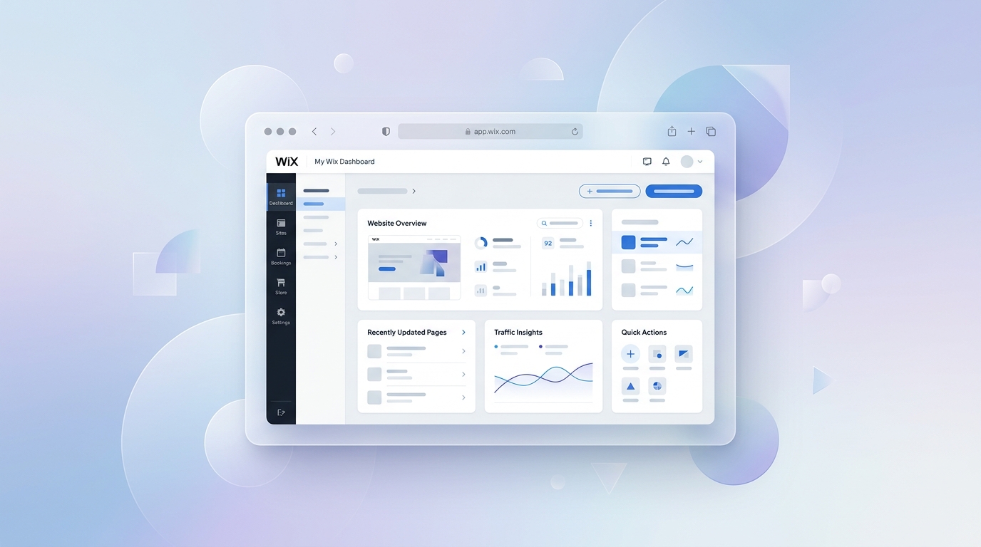 Screenshot of Wix