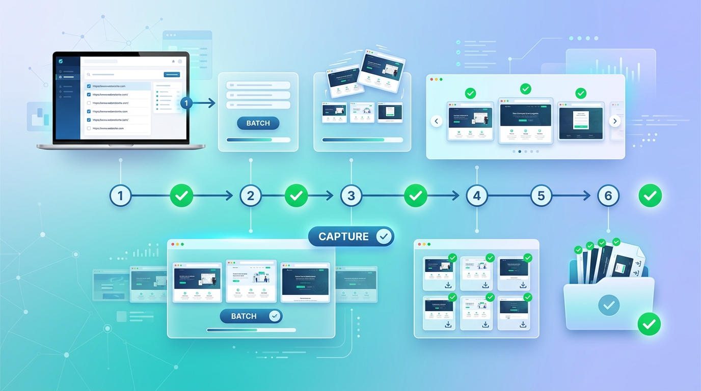 How to Batch Capture Multiple Website Screenshots