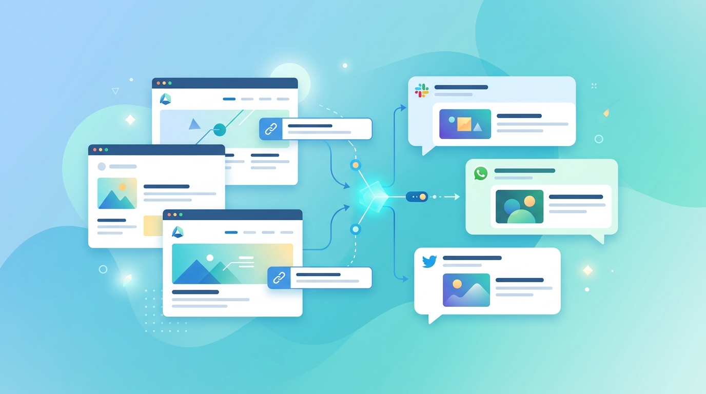 Link Preview Generation for Social Media and Messaging