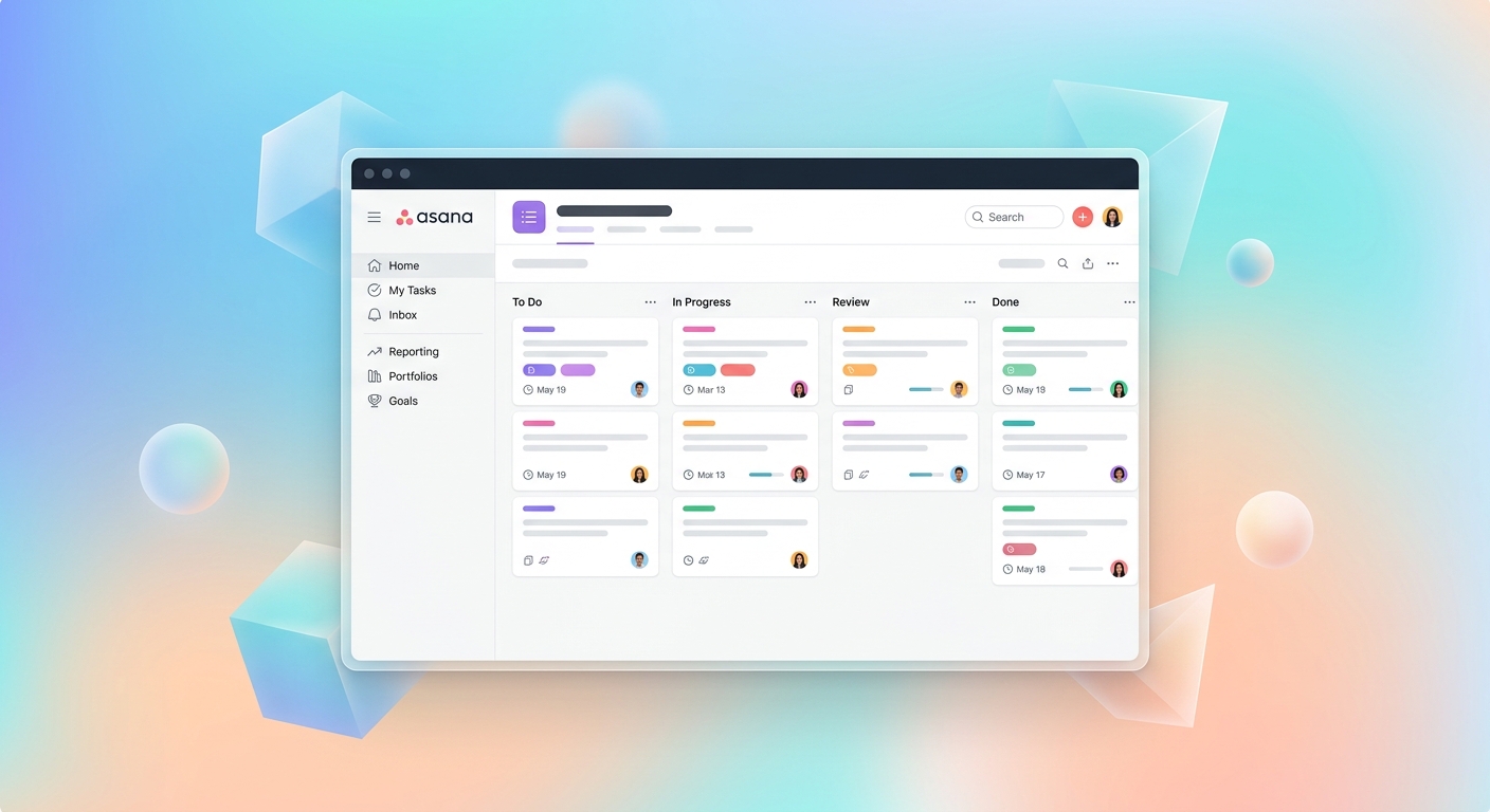 Screenshot of Asana