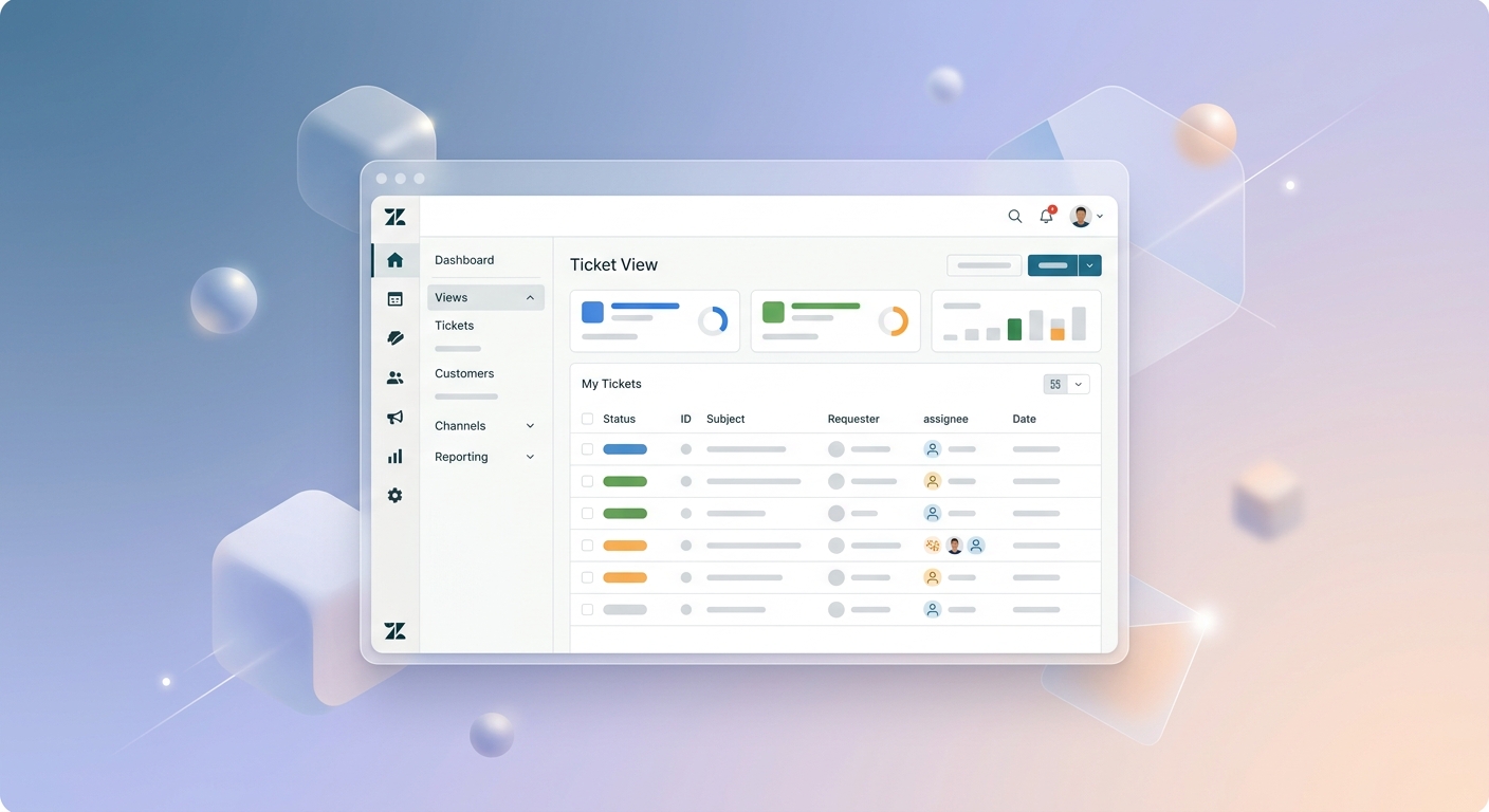 Screenshot of Zendesk