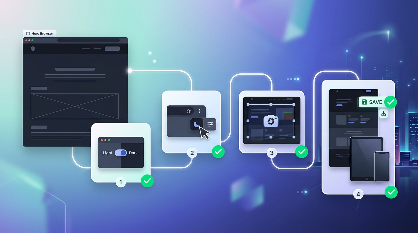 How to Capture a Website in Dark Mode