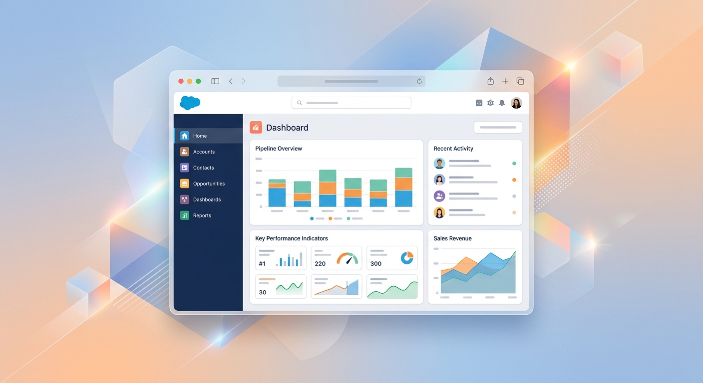 Screenshot of Salesforce