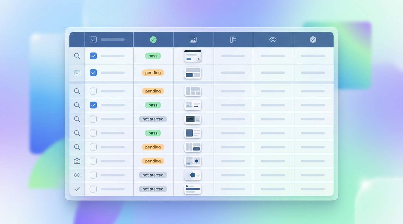 Visual QA Checklist