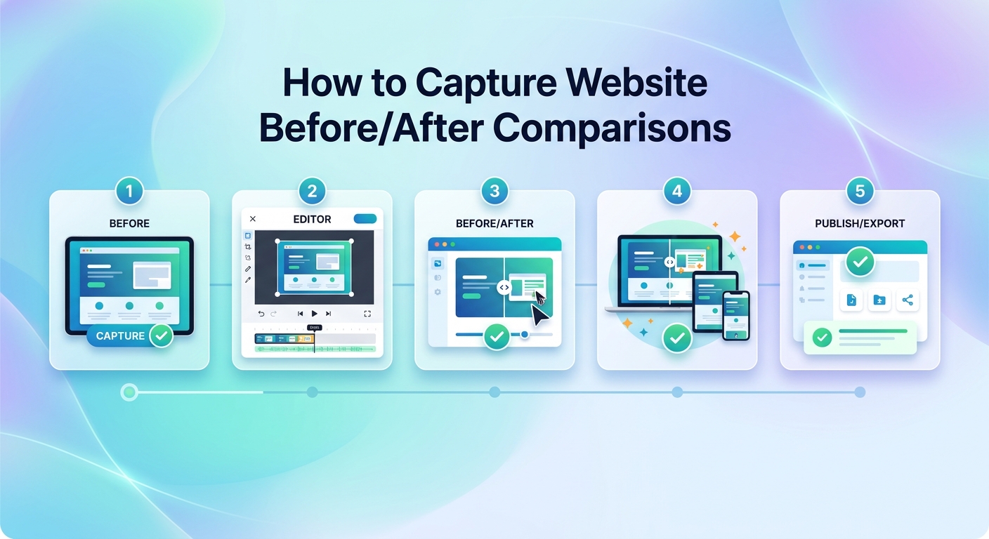 How to Capture Website Before/After Comparisons